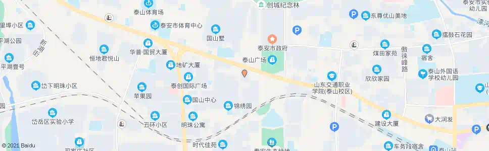 泰安联通大厦(乐园小区)_公交站地图_泰安公交_妙搜公交查询2024