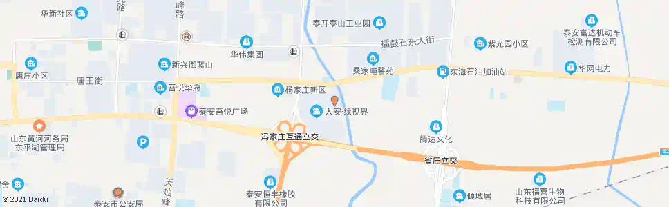 泰安岔河社区_公交站地图_泰安公交_妙搜公交查询2024