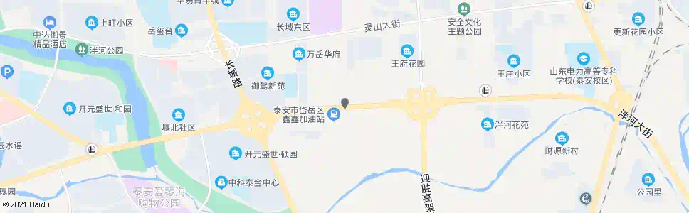 泰安望岳东路南段_公交站地图_泰安公交_妙搜公交查询2024