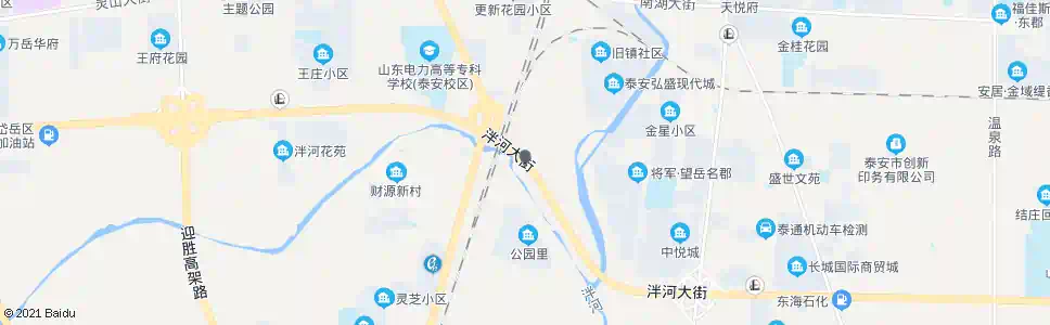 泰安龙潭路立交桥_公交站地图_泰安公交_妙搜公交查询2024