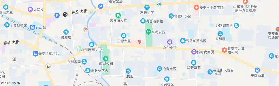 泰安口腔病医院_公交站地图_泰安公交_妙搜公交查询2024