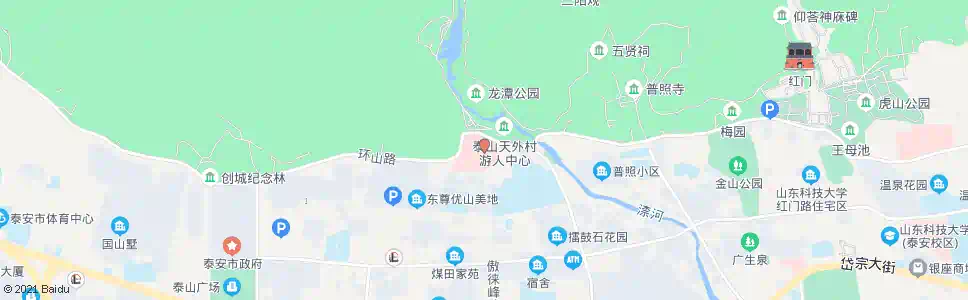 泰安泰山医学院(G104)_公交站地图_泰安公交_妙搜公交查询2024