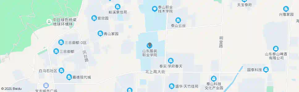 泰安山东服装学院_公交站地图_泰安公交_妙搜公交查询2024