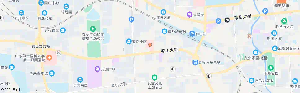 泰安军分区_公交站地图_泰安公交_妙搜公交查询2024