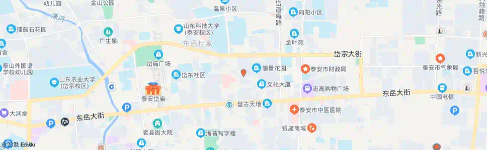 泰安东关附设站_公交站地图_泰安公交_妙搜公交查询2024