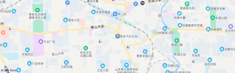 泰安泰安汽车东站_公交站地图_泰安公交_妙搜公交查询2024