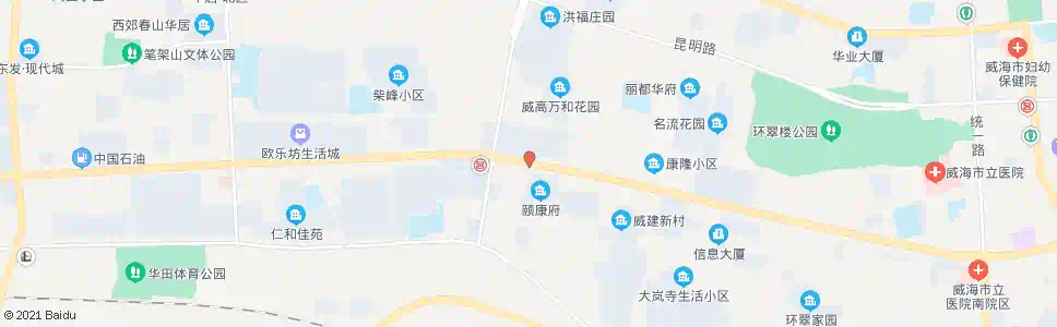 威海万家疃_公交站地图_威海公交_妙搜公交查询2024