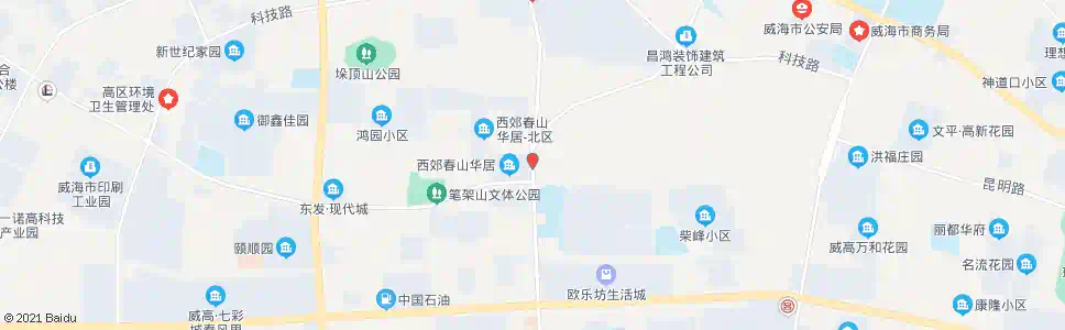 威海春山华居_公交站地图_威海公交_妙搜公交查询2024