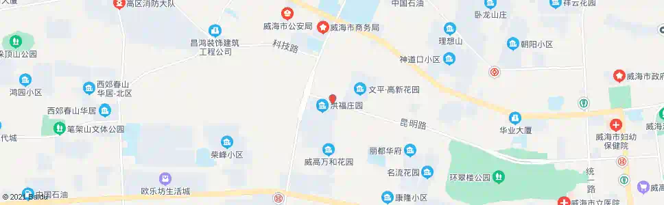 威海洪福庄园_公交站地图_威海公交_妙搜公交查询2024