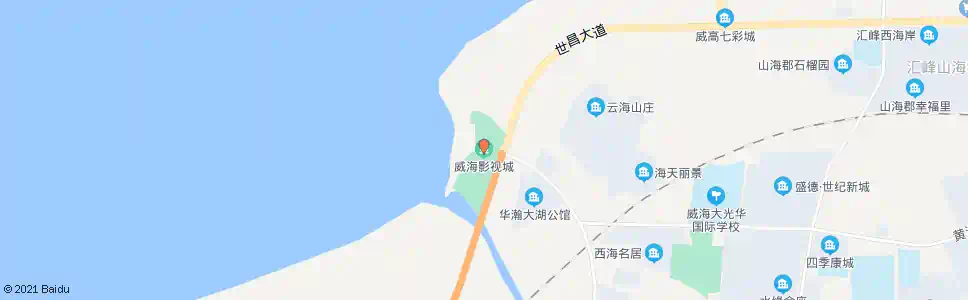 威海影视城(翠海明珠)_公交站地图_威海公交_妙搜公交查询2024