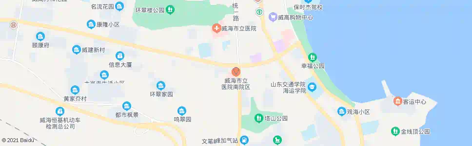 威海市立医院南院区市肿瘤医院_公交站地图_威海公交_妙搜公交查询2024