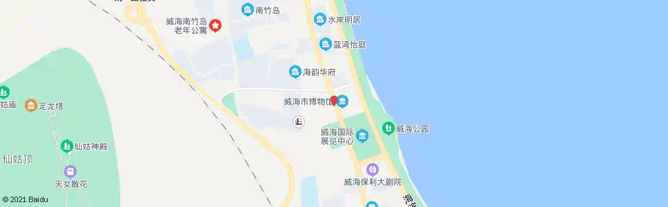 威海戚家庄(文化艺术中心)_公交站地图_威海公交_妙搜公交查询2024