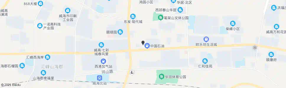 威海华田小区(恒宇星河广场)_公交站地图_威海公交_妙搜公交查询2024