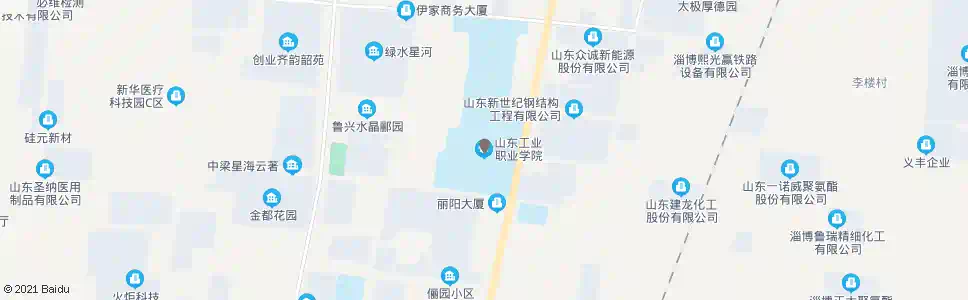 淄博化工职业学院_公交站地图_淄博公交_妙搜公交查询2024