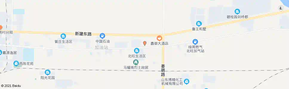 淄博北旺村_公交站地图_淄博公交_妙搜公交查询2024