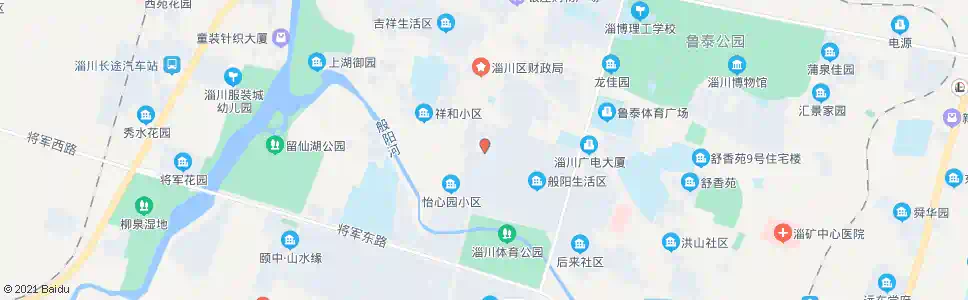 淄博城二新村_公交站地图_淄博公交_妙搜公交查询2024