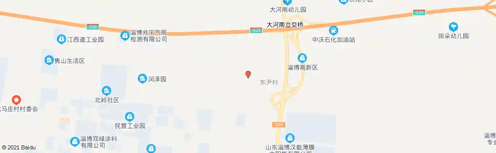 淄博西尹村西_公交站地图_淄博公交_妙搜公交查询2024