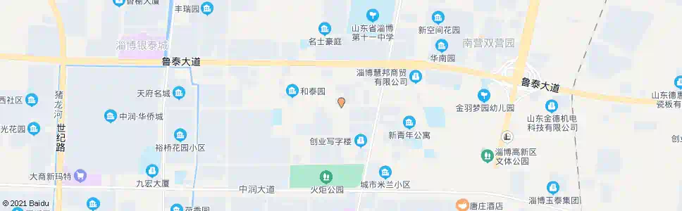 淄博法院_公交站地图_淄博公交_妙搜公交查询2024