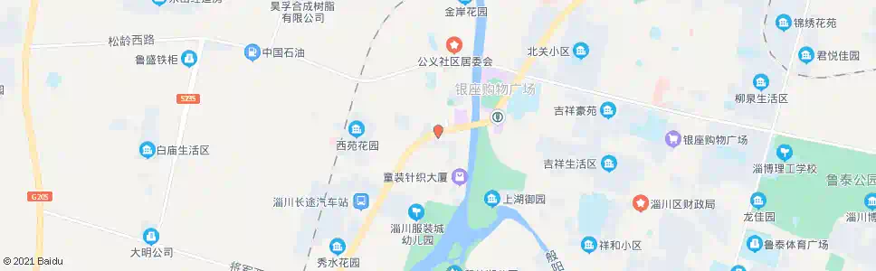 淄博淄川公交西站_公交站地图_淄博公交_妙搜公交查询2024