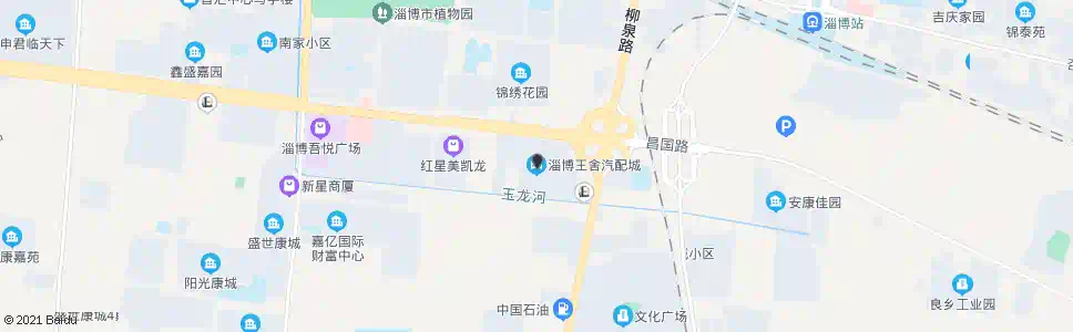 淄博王舍汽配城_公交站地图_淄博公交_妙搜公交查询2024