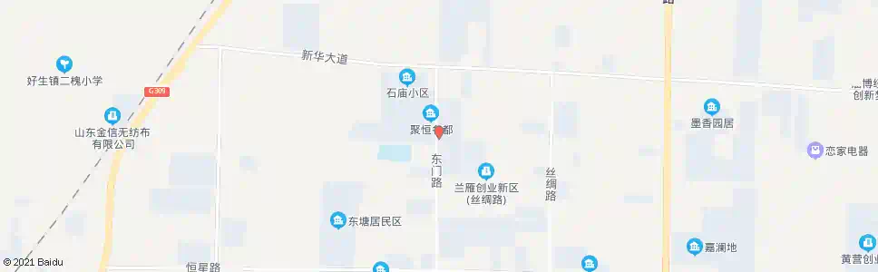 淄博齐鲁华信高科_公交站地图_淄博公交_妙搜公交查询2024