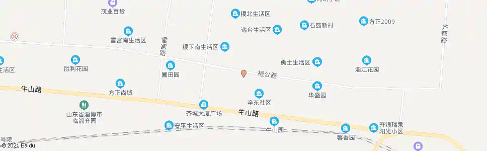 淄博稷下小学_公交站地图_淄博公交_妙搜公交查询2024