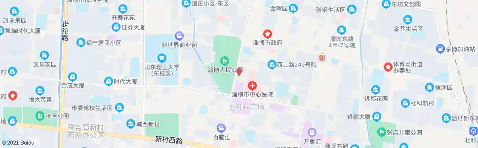 淄博一美天成整形美容医院_公交站地图_淄博公交_妙搜公交查询2024