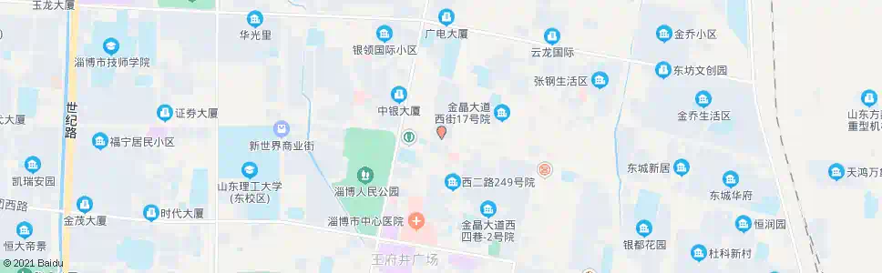 淄博市骨病医院_公交站地图_淄博公交_妙搜公交查询2024