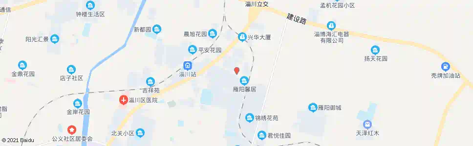 淄博泉龙社区_公交站地图_淄博公交_妙搜公交查询2024