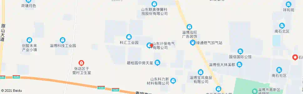 淄博解营村_公交站地图_淄博公交_妙搜公交查询2024