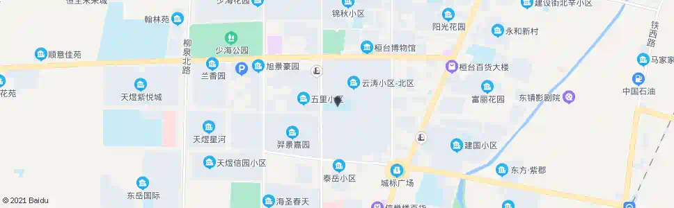 淄博桓台二小_公交站地图_淄博公交_妙搜公交查询2024