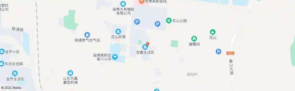 淄博张店热电厂生活区_公交站地图_淄博公交_妙搜公交查询2024