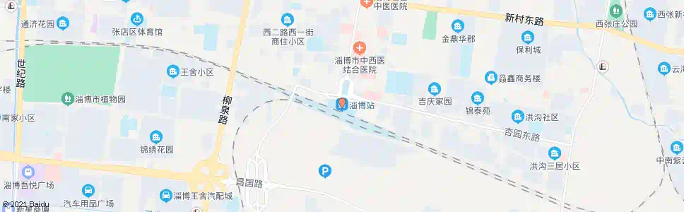 淄博大王_公交站地图_淄博公交_妙搜公交查询2024