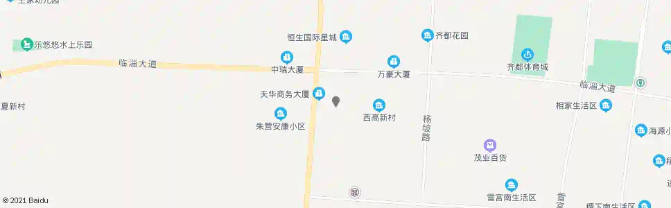 淄博西高新村_公交站地图_淄博公交_妙搜公交查询2024