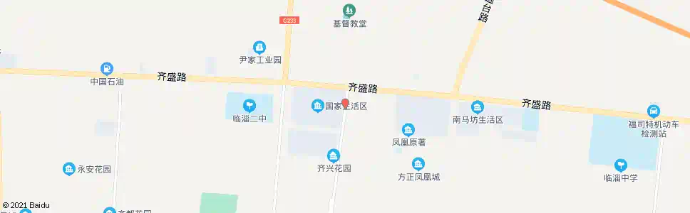 淄博国家新村_公交站地图_淄博公交_妙搜公交查询2024