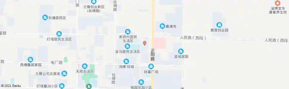 淄博旺龙花园_公交站地图_淄博公交_妙搜公交查询2024