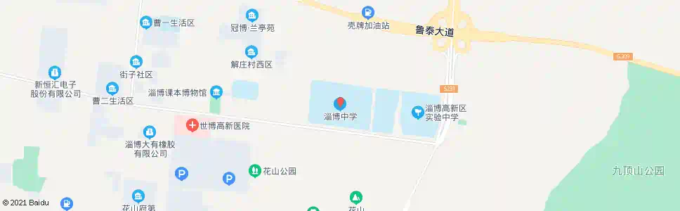 淄博综合高中_公交站地图_淄博公交_妙搜公交查询2024