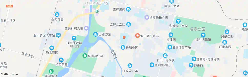 淄博育才中学_公交站地图_淄博公交_妙搜公交查询2024