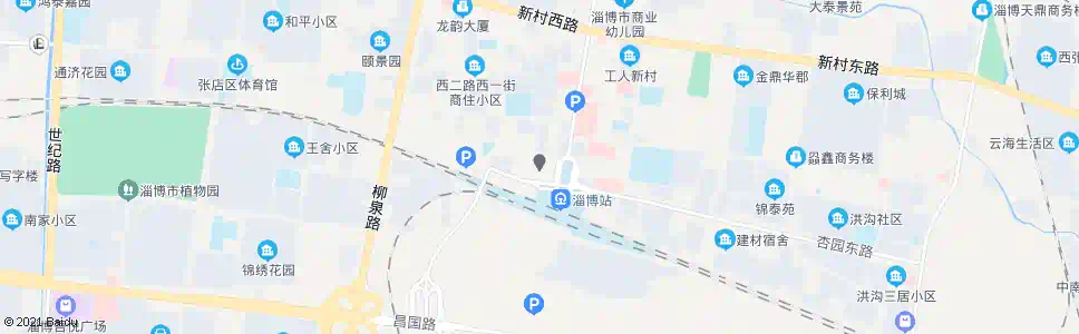 淄博卫生街_公交站地图_淄博公交_妙搜公交查询2024