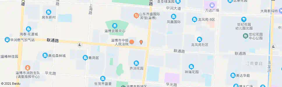 淄博市直机关第一办公楼_公交站地图_淄博公交_妙搜公交查询2024