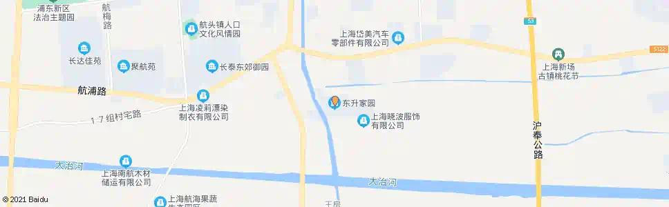 上海东升家园(招呼站)_公交站地图_上海公交_妙搜公交查询2024