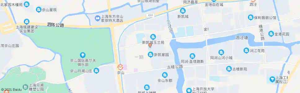 上海新家园路泗凤公路(第四幼儿园)_公交站地图_上海公交_妙搜公交查询2024