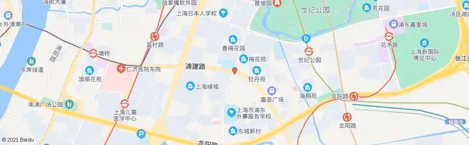 上海锦绣路浦建路_公交站地图_上海公交_妙搜公交查询2024