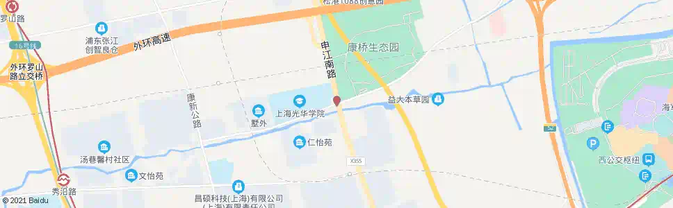 上海川周公路申江路_公交站地图_上海公交_妙搜公交查询2024