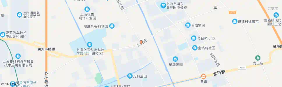 上海川沙路上川路_公交站地图_上海公交_妙搜公交查询2024