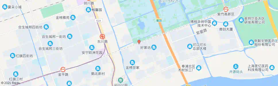 上海沧源路东川路_公交站地图_上海公交_妙搜公交查询2024