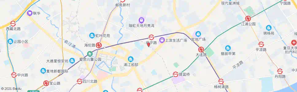 上海公平路周家嘴路_公交站地图_上海公交_妙搜公交查询2024