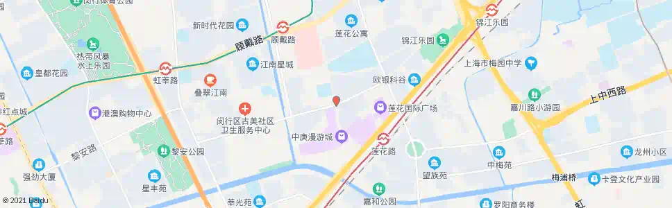 上海古美西路万源路_公交站地图_上海公交_妙搜公交查询2024