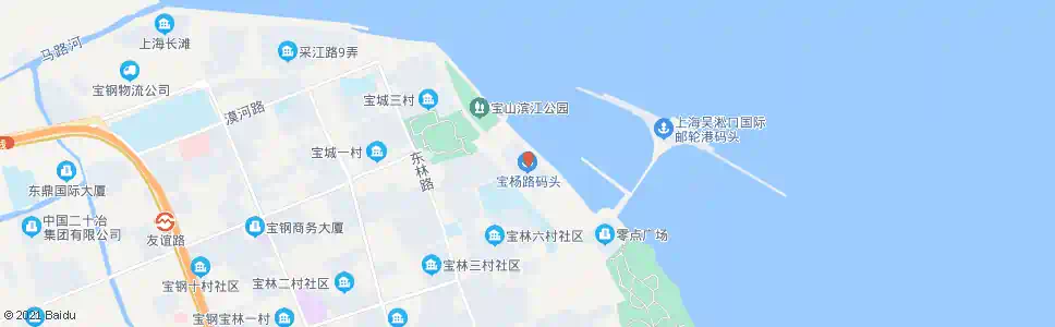 上海宝杨码头_公交站地图_上海公交_妙搜公交查询2024