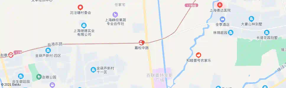 上海嘉松中路嘉陵厂_公交站地图_上海公交_妙搜公交查询2024